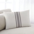 thumbnail image 1 of Simple Farmhouse Style, Body Pillow Cover, Pillowcase Protectors with Zipper, Breathable Decorative Throw Pillow Case Cover, Abstract Grey Geometric Stripe Pillow Shams for Couch Sofa 24x36Inch, 1 of 8