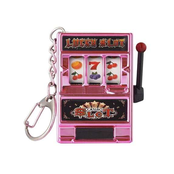 Simple Fashion Fruit hine Slot hine Keychain Key Creative Gift L0D0