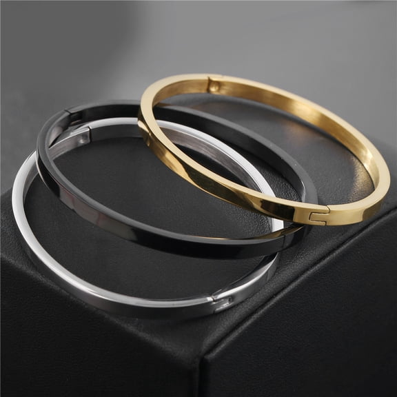 Simple Fashion Personality Glossy Bracelet For Men