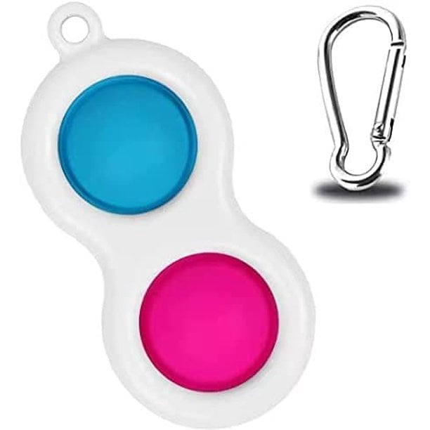 30 Stück Pop It Fidget Toys – Silikon Stress Relief Spielzeug Für Kinder & Erwachsene (Regenbogen)