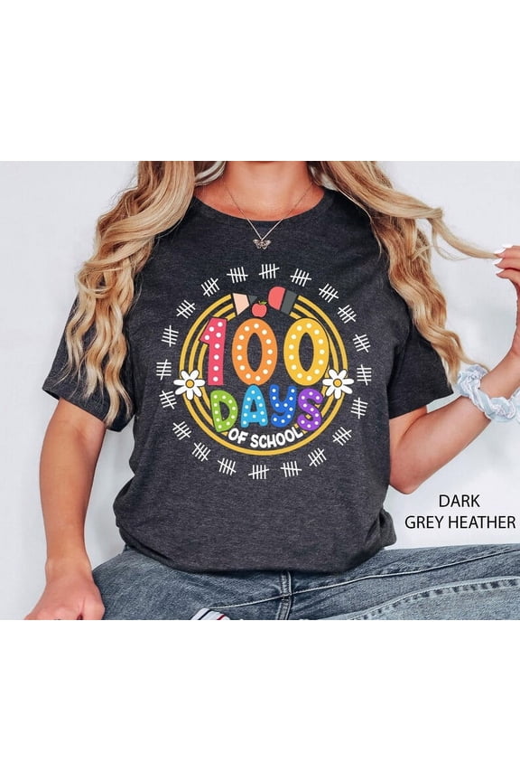 100 Days of School Shirt, 100 Day Shirt, 100th Day Of School Celebration,Student Shirt, Back to School Shirt,Gift For Teacher, 100th Day