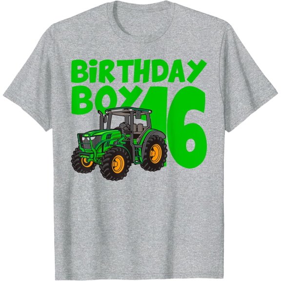 Simple Fit 16Th Birthday Boy Tractor Farm 16 Year Old Birthday Farmer T-Shirt All Size S-5XL