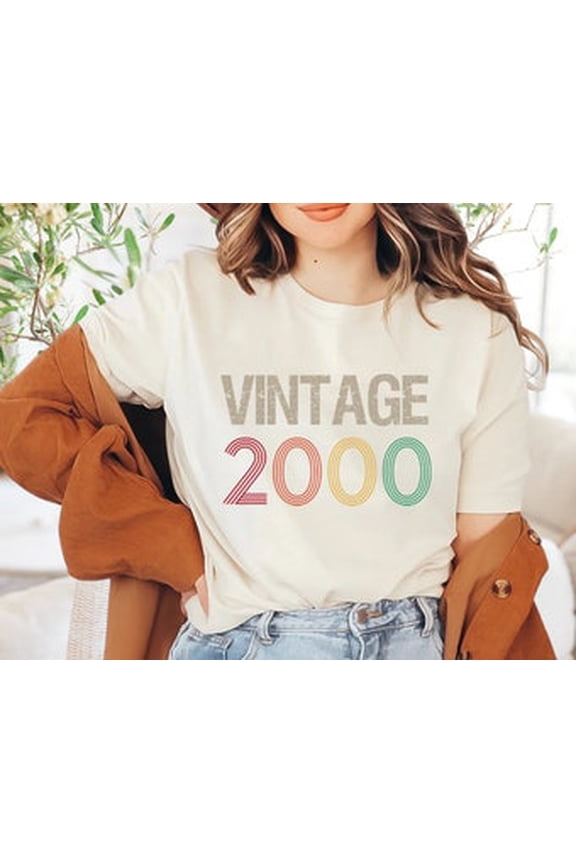 25th Birthday Shirt, Vintage 2000 Shirt,25th Birthday Gift For Women,25th Birthday Gift For Men,25th Birthday Best Friend,25th BirthdayWoman