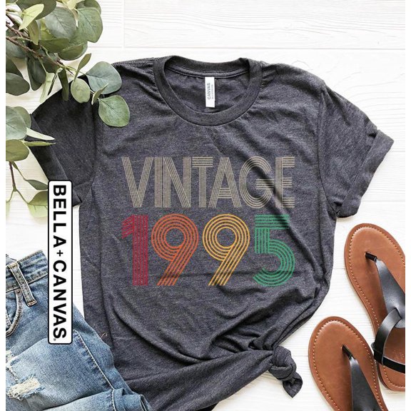 Simple Fit 30Th Birthday Shirt, 1995 Retro Shirt, Vintage 1995 Shirt, Born In 1995 Shirt, 30Th Birthday Woman Shirt, 30Th Birthday Party, 1995 Shirt