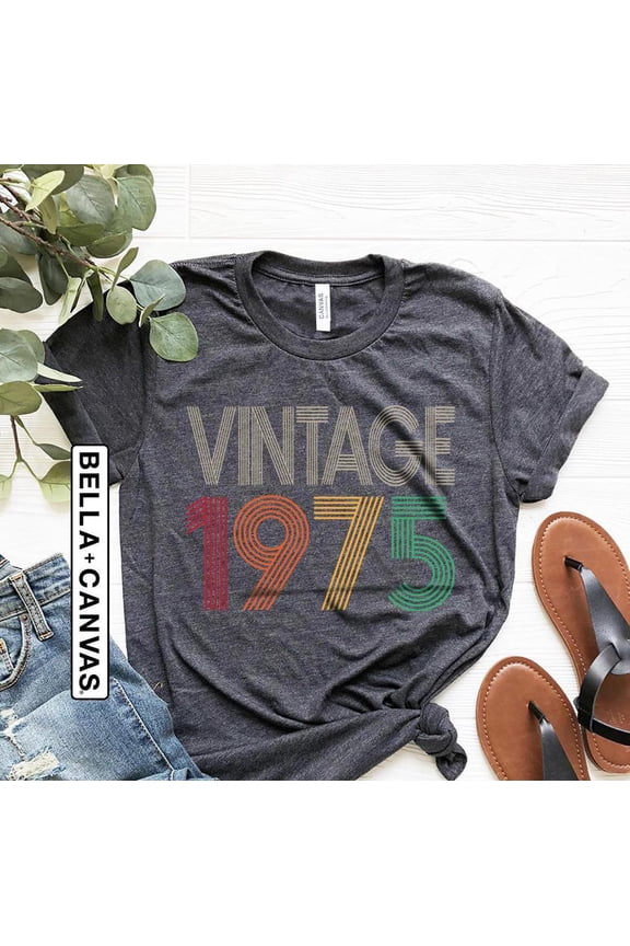 50Th Birthday Shirt, Vintage 1975 Shirt, 50Th Birthday Gift For Women, 50Th Birthday Gift For Men, 50Th Birthday Woman, 50Th Birthday Friend