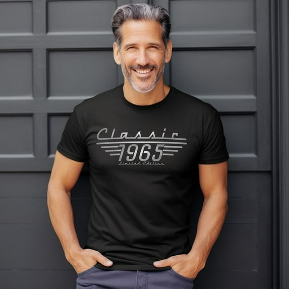 Simple Fit 60Th Birthday Shirt, Born In 1965 Classic Car Lover, Limited Edition Dad Birt... Gift For Him/Her