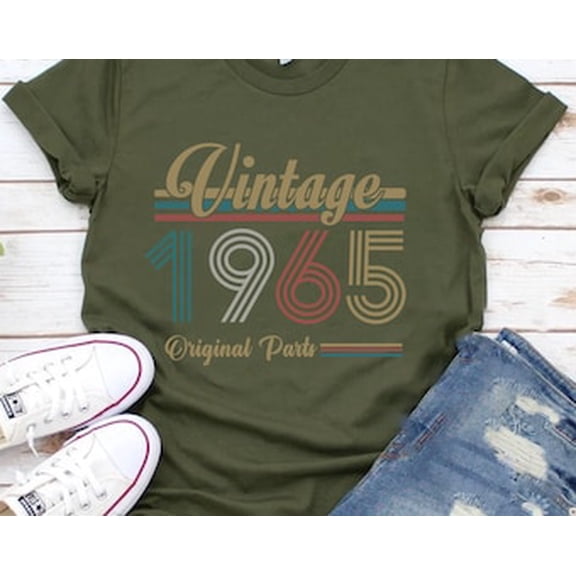 Simple Fit 60th Birthday Shirt,Vintage 1965 Shirt, 60th Birthday Gift For Women,60th Birthday Gift For Men,60th Birthday Best Friend,60th BirthdayWoman