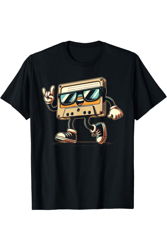 80S 90S Audio Cassette Tape Men Women Retro T-Shirt All Size S-5Xl