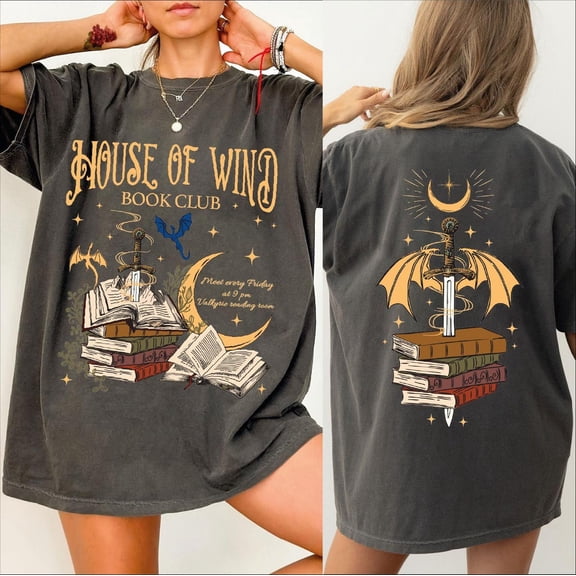 Simple Fit Acotar House Of Wind Book Club Shirt, Night Court Velaris House Of Wind Shirt, Sarah J Maas Throne of Glass, Valkyrie Reading Room, All Size S-5XL