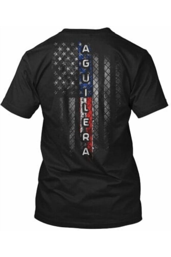 Aguilera Family American Flag T-Shirt Made in the USA All Size S-5XL