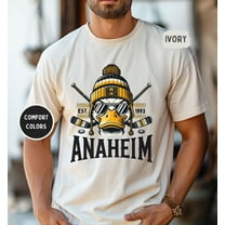 Simple Fit Anaheim Hockey T-Shirt, Unisex Tee, Duck Sports Fan Apparel, Gift For Hockey Lover, Vintage Style Shirt All Size S-5Xl