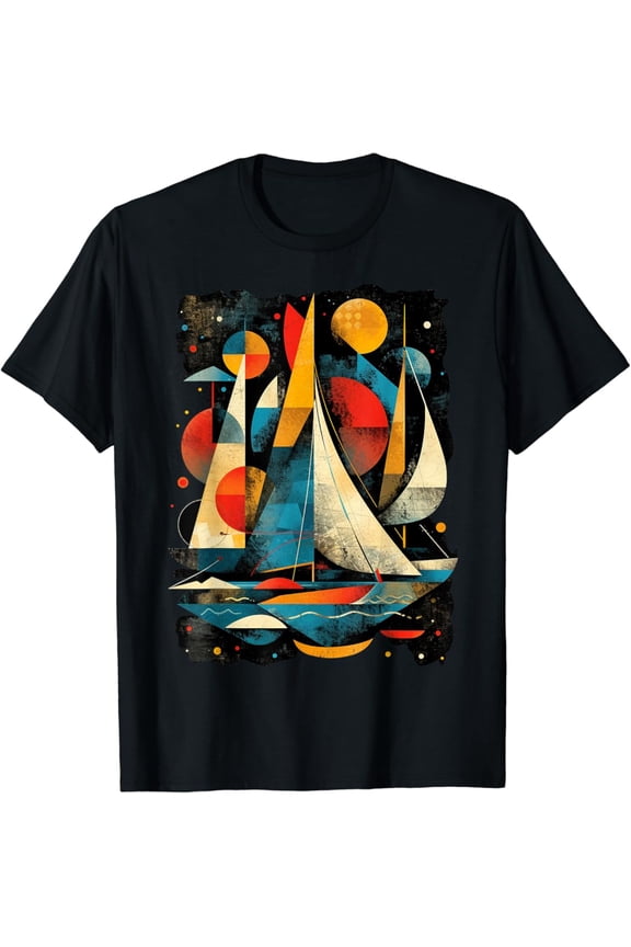 Artistic Sailor Men And Women Sailing Love T-Shirt All Size S-5XL