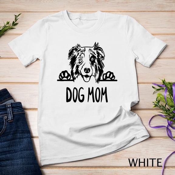 Simple Fit Australian Shepherd Dog For Women Aussie Wigglebutt Dog Mom Unisex T-Shirt Gift For Him/Her Gift For Him/Her Gift For Him/Her