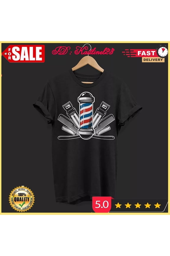Barber T-Shirt, Barber Gift, Barber Tshirt, Barber Tee, Barber Shop, Barbe Gift For Him/Her