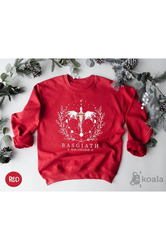 Basgiath War College Sweatshirt, Fourth Wing Sweatshirt, Wing Leader Sweater, Gift For Him, Dragon Rider Sweatshirt, Iron Flame Sweatshirt All Size S-5XL