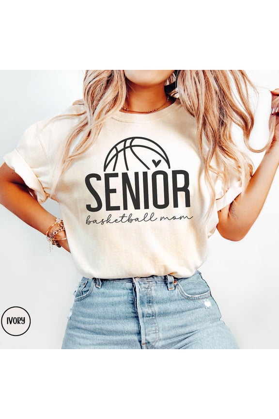 Simple Fit Basketball Mom Shirt, Basketball Mama T-Shirt, Proud Senior Basketball Mom Tee, End Of Season Team Mom Gift, Game Day Shirt All Size S-5XL