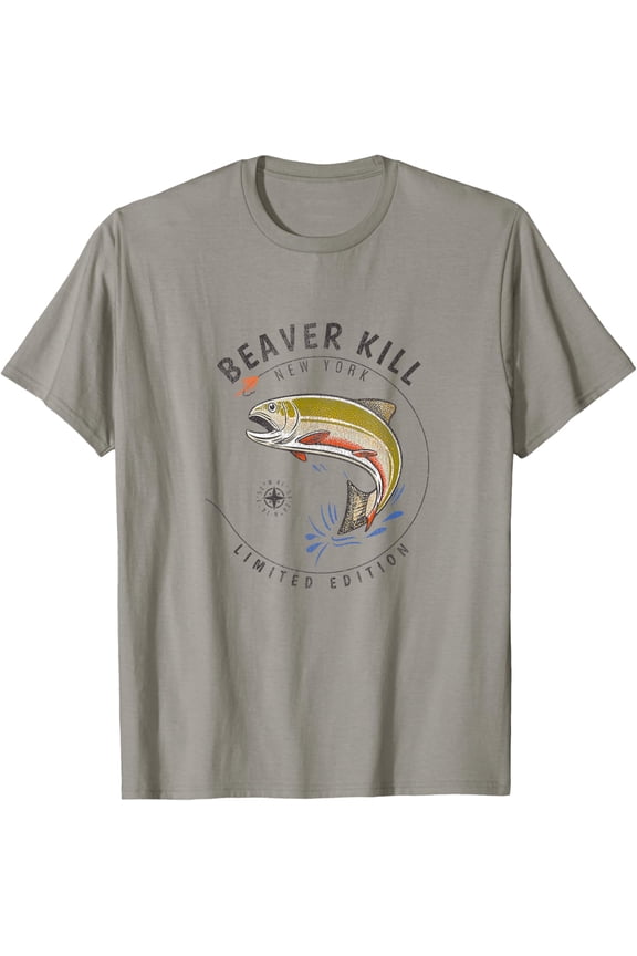 Beaverkill River New York Fly Fishing Souvenir Beaverkill T-Shirt
