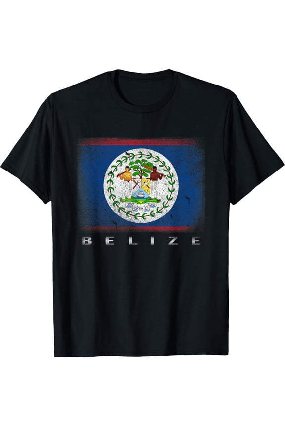 Belize T-Shirt Belizean Flag Souvenir Gift All Size S-5Xl