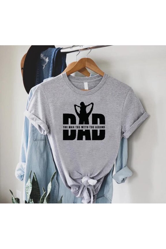 Best Father's Day T-Shirt, Dad The Man The Myth The Legend Shirt, Father's Day Gift, Dad Gift From Son, Gift for New Dad, Dad Birthday Gift All Size S-5XL