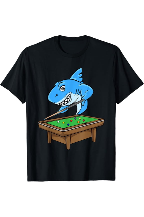 Billiards Pool Shark Hall Snooker Joke Billiard Cue T-Shirt All Size S-5Xl
