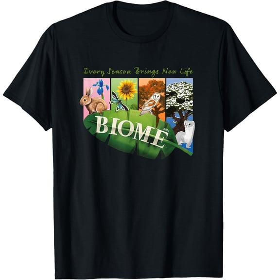 Simple Fit Biome Seasons T-Shirt All Size S-5Xl