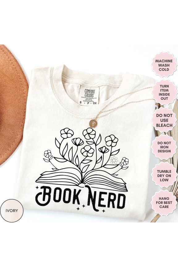 Book Nerd Tshirt Book Shirt Book Lover Gift For Reader Gift Book Club Gift Bookish Merch Reading Gifts For Bookworm Librarian Gifts Book Tee