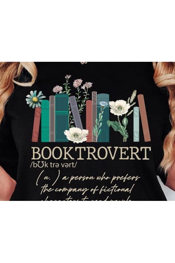 Booktrovert T-shirt, Book Shirt, Book Lovers Gifts, Gifts For Book Lovers, Gifts For Book Lovers Women, Book Shirts For Women, Bookish Gifts
