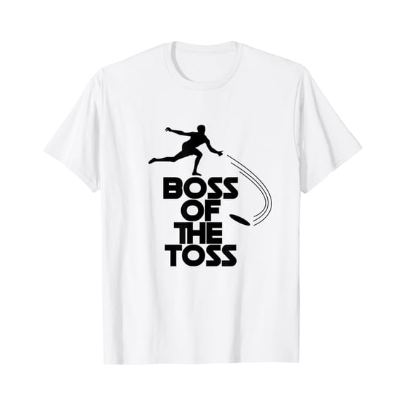 Simple Fit Boss Of The Toss T-Shirt | Ultimate Frisbee Disc Golf Tee All Size S-5Xl