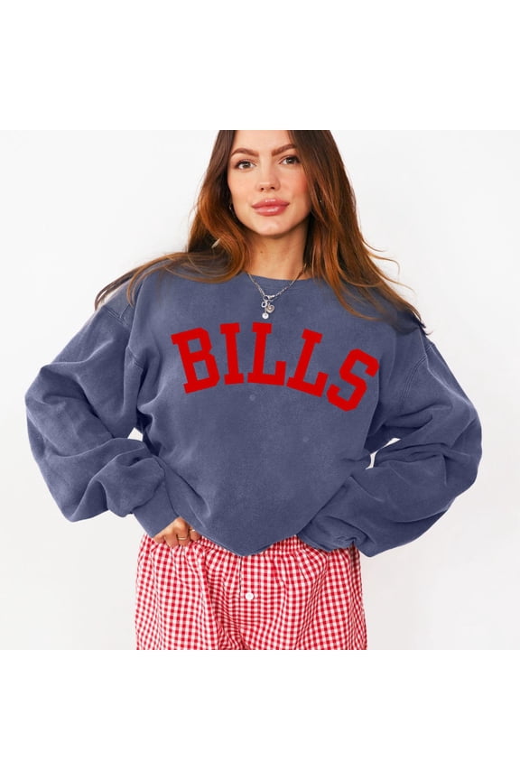 Buffalo sweatshirt, trending football shirt, trendy game day apparel, tailgating outfit, go team gear, pinterest aesthetic buffalo fan gift All Size S-5XL