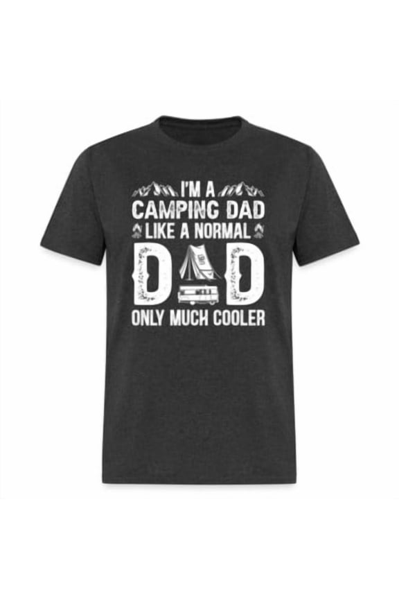 Camping Dad T-Shirt (for Dads who love Camping Graphic Tee Shirt) All Size S-5XL