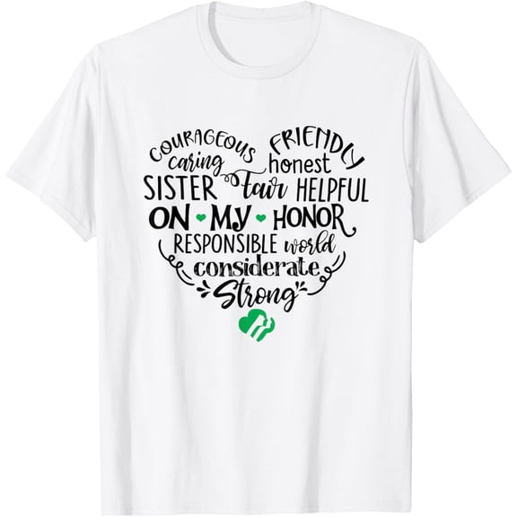 Simple Fit Camping Lover Courageous Friendly Caring Scout Leader Troop T-Shirt