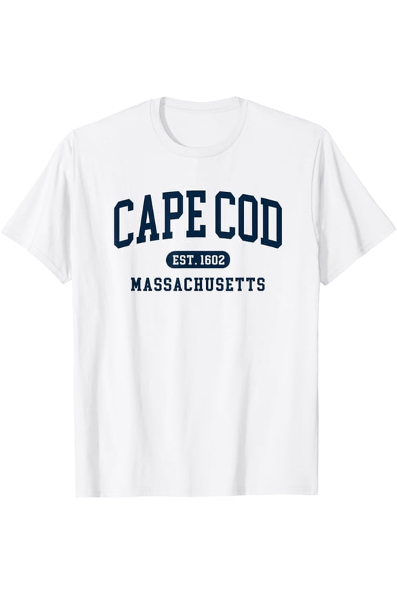 Cape Cod Est 1602 Massachusetts Ma Vintage Retro T-Shirt All Size S-5XL