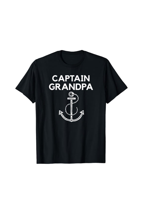 Captain Grandpa! Boating & Sailing T-Shirts All Size S-5XL