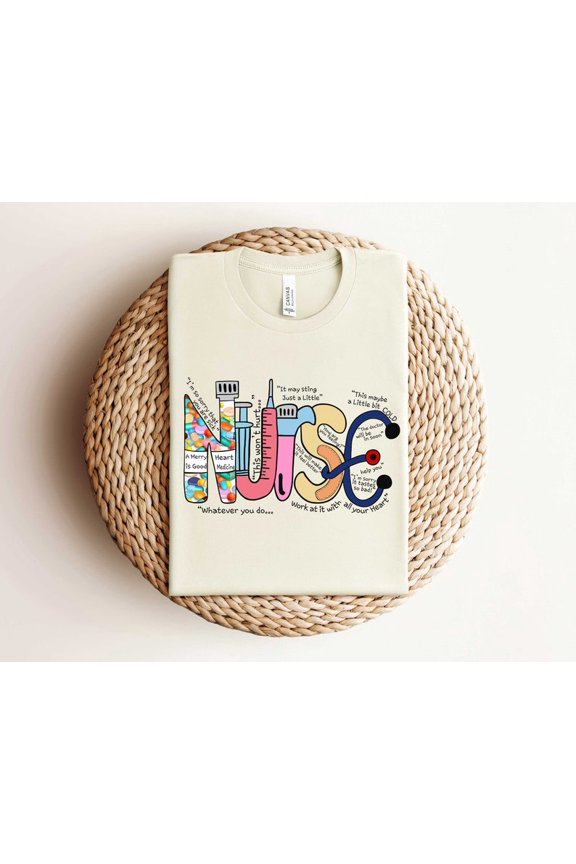 Cheerful Nurse Saying Shirt, Inspirational Nursing Quote Shirt, Healthcare Squad Shirt, Nurse Crew Shirt, Nurse Life Tshirt