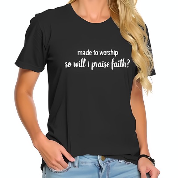 Simple Fit Chic Black Cotton Short Sleeve T-Shirt With Bold White Print: " Made-All-Cotton All Size S-5Xl