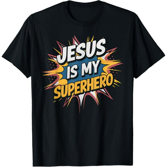 Simple Fit Christ Is My Superhero Religious Christian Faith T-Shirt