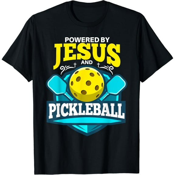 Simple Fit Christian Pickleball Shirt Christ Religious Pickleball Player T-Shirt