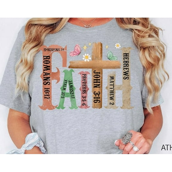 Simple Fit Christian Shirt, Bible Verse T-Shirt, Religious Outfit, Retro Faith T Shirt, Christian Cross Graphic Tees, Religious , Faith Shirt