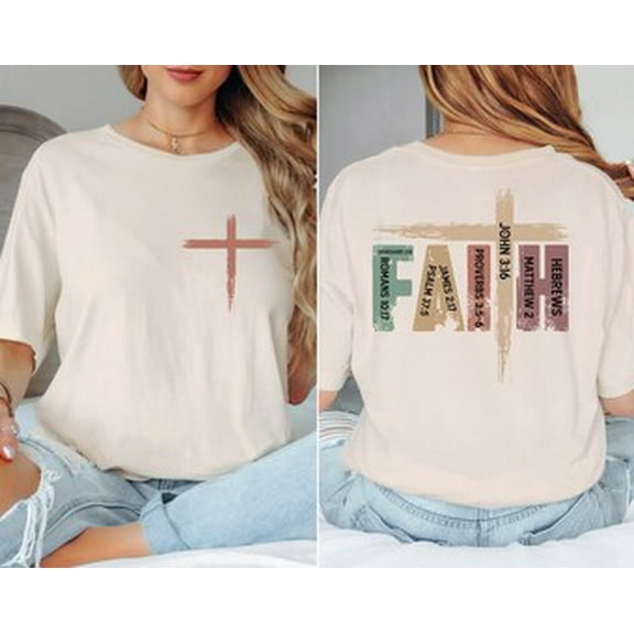 Simple Fit Christian Shirt, Bible Verse T-Shirt, Religious Outfit, Retro Faith T Shirt, Christian Cross Graphic Tees, Religious , Faith Shirt