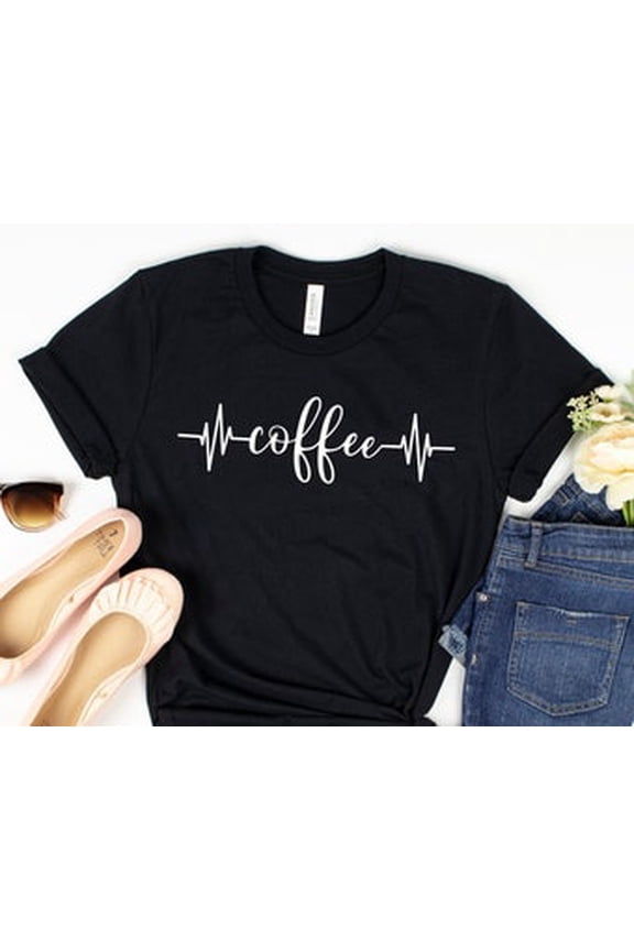 Coffee Shirt, Coffee Life Line Shirt, Coffee T Shirt, Coffee Shirts for Women, T Shirts for Women, Coffee Lover, But First Coffee