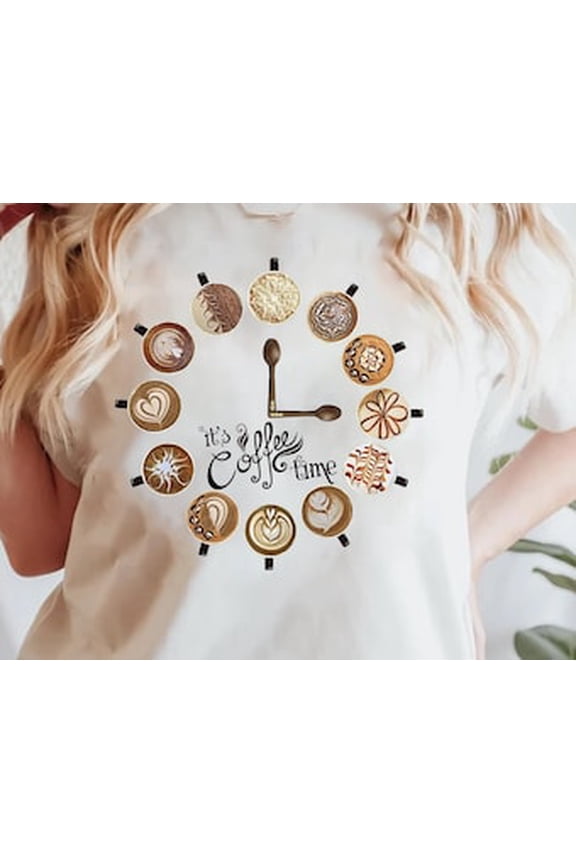 Coffee Time Shirt, Coffee Shirt, Coffee Lover Shirt, Coffee Machines Shirt, Gift for Coffee Lover, Barista Shirt, But First Coffee Shirt Tee