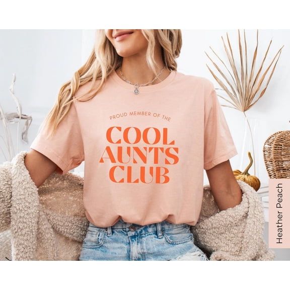 Simple Fit Cool Aunt Shirt, Auntie T-Shirt, Cool Aunts Club, Aunt Gift, Cute Gift For Sister, Gift For Aunts, Pregnancy Announcement, Auntie To Be Tee