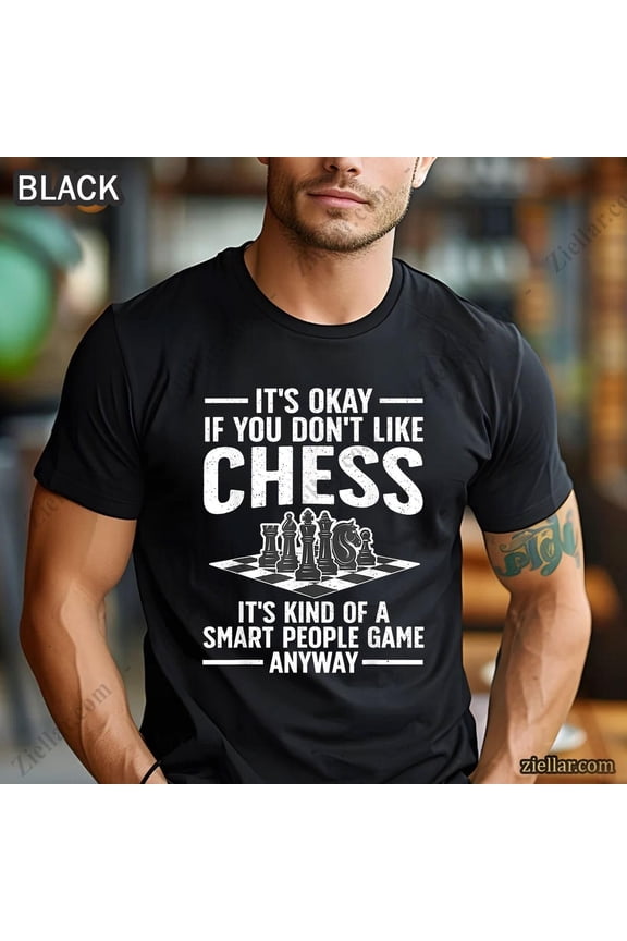 Cool Chess Player T-Shirt For Boys Men Chess Lover Fun Gift Tee All Size S-5Xl