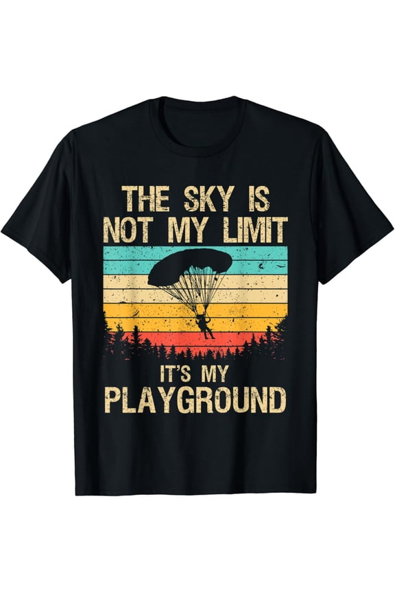 Cool Skydiving Art For Men Women Skydive Parachute Skydiver T-Shirt All Size S-5XL