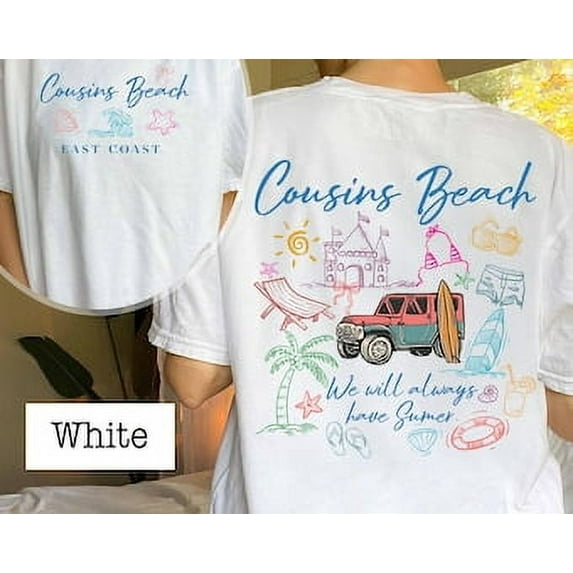 Simple Fit Cousins Beach T-Shirt Tsitp, the Summer I Turned Pretty Shirt, Team Conrad Team Belly Team Jeremiah, East Coast Beach Shirt Summer Shirt