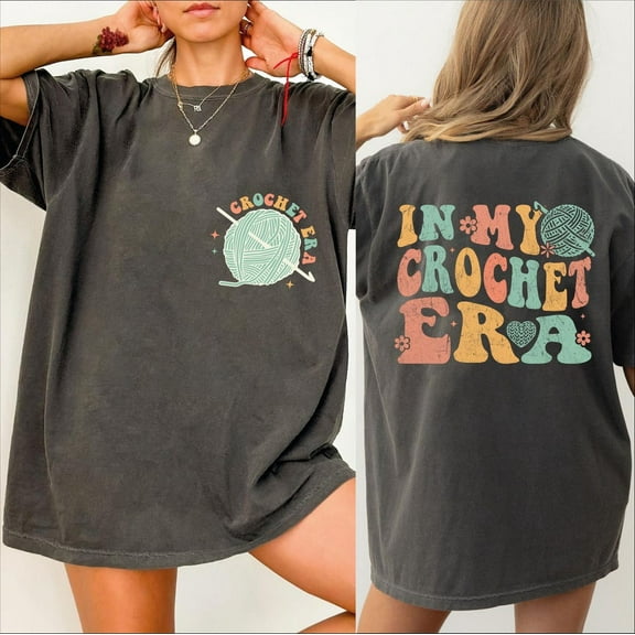 Simple Fit In My Crochet Era Shirt, Crochet Lover Shirt, Knitting Shirt, Crafter Mom Shirt, Gift for Knitting Lover, Crochet Tee, CRT237 All Size S-5XL