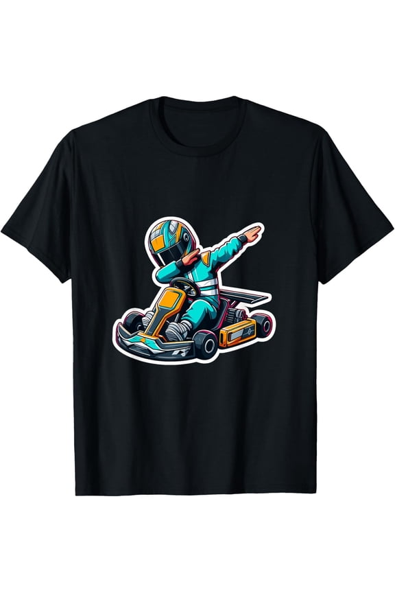 Dabbing Go Kart Driver Boys Karting Go Kart Racing T-Shirt All Size S-5Xl