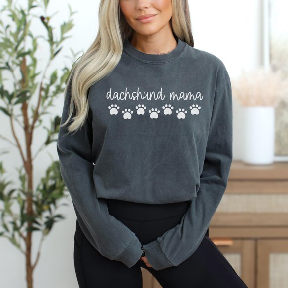 Dachshund Long Sleeve Shirt, Dachshund Mama Shirt, Doxie Mama Long Sleeve, Dachshund Shirt, Dachshund Mom Gift, Dog Lover Gift Gift For Him/Her Sweatshirt
