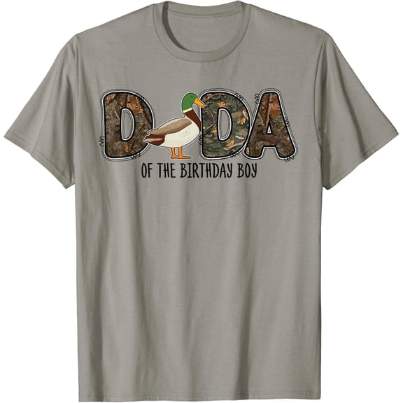 Simple Fit Dada Of The Birthday Boy One Lucky Duck 1St Birthday Party T-Shirt