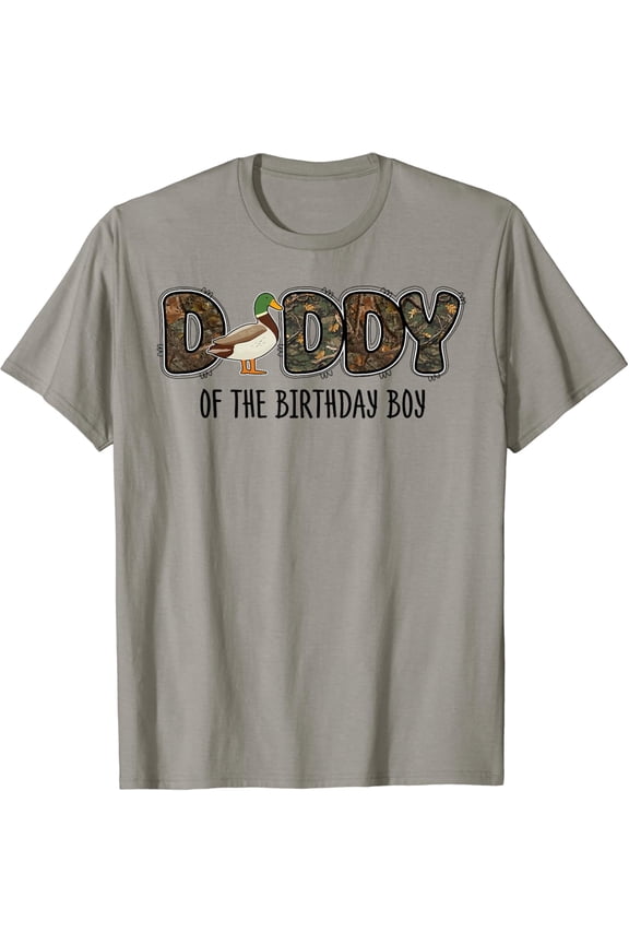 Daddy Of The Birthday Boy One Lucky Duck 1St Birthday Party T-Shirt